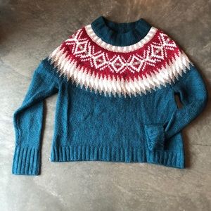 American Eagle fair isle sweater